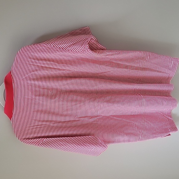Peter‎ Millar Red and White Striped Polo Shirt Men Size XL - Picture 2 of 6